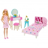 Barbie – set camera da letto con bambola