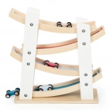 Pista da corsa a cascata in legno