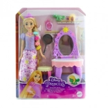 Disney Princess Rapunzel con accessori alla moda – playset con bambola e l’amico Pascal
