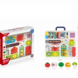 Lavagna sensoriale in valigetta per bambini