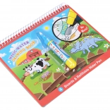 libro da colorare ad acqua con animali con penna ad acqua 18,5 × 15,5 cm