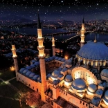 Puzzle luminoso Moschea Blu 1000 pezzi