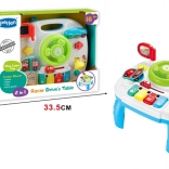 Volante interattivo per bambini con luce e suono su tavolino