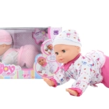 Bambolotto che gattona con suoni