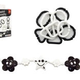 Set di giochi a contrasto per neonati – sonagli, massaggiagengive e barra sospesa per passeggino