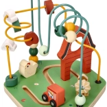 Labirinto motivazionale con perline della fattoria