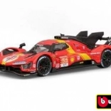 Modello in metallo Bburago Ferrari 499P 1:43 – vincitrice della 24 Ore di Le Mans 2023