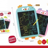 Lavagnetta LCD per scrivere Gufo rosa