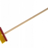 Spazzola per bambini rossa con manico in legno Teddies