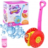Carrello a spinta per bambini con bolle di sapone