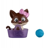 Barbie gattina nel cestino