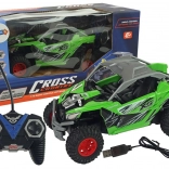 Auto fuoristrada verde telecomandato a 27 MHz