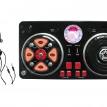 Banco mixer per bambini con microfono e effetti luminosi