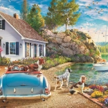 Puzzle 2000 pezzi Porto estivo