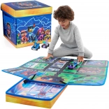 Tappetino da gioco pieghevole e box portaoggetti PAW Patrol The Mighty Movie – Adventure City