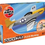 Kit di montaggio aereo AIRFIX QUICK BUILD Mustang P‑51D