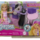 Barbie Chelsea a cavallo – set di gioco equestre con casco