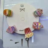 Fermagli per capelli - dolcetti, set 5 pezzi