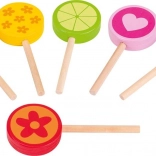 Giocattoli di legno colorati Lollipops Goki