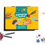 Set creativo per pittura in valigetta di plastica