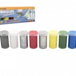 Colori modellistici Unikolky – set di 9 colori + vernice opaca gratis