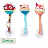 Lilliputiens - set di 3 palline galleggianti con ventose per bambini dai 3 mesi