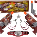 Set da cowboy con due revolver e accessori