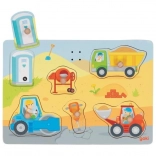 Puzzle sonoro in legno da cantiere GOKI