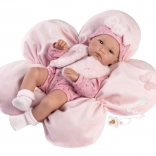 Llorens New Born bambola realistica neonata 35 cm, tutto vinile e adatta all’acqua