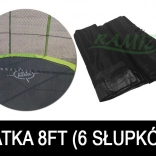 Rete di protezione SkyRamiz per trampolino da giardino 244 cm (8 ft) – 6 tunnel per i pali