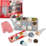 Set in legno per cuocere e decorare biscotti MELISSA & DOUG Slice & Bake, 29 pezzi