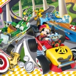 Clementoni puzzle Mickey e i piloti – gara, 15 pezzi