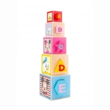 Piramide in legno Mickey a incastro