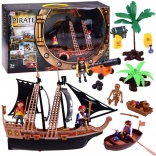 Nave pirata – set di gioco con personaggi, cannone ed effetti luminosi e sonori