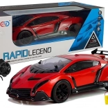 Auto da corsa telecomandato rosso 1:10