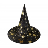 Cappello da strega per bambini con stelle dorate