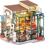 Mini casetta di fiori ROLIFE Robotime con illuminazione LED