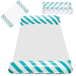 Lettino Gonfiabile da Spiaggia ad Acqua Blu Oscillante