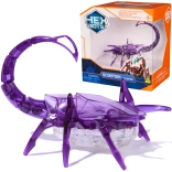 Hexbug scorpione robotico viola con luce – giocattolo sensoriale mobile