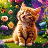 Puzzle Trefl 500 pezzi - tenero gattino