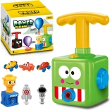 Lancia-palloncini Rana con animaletti e macchinine