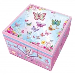 set di cancelleria segreto a due piani con penna decorativa