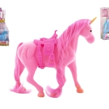 Unicorno cavallo di peluche con sella 21 cm – 3 colori