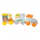 trenino in legno Safari