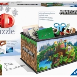 Ravensburger puzzle 3D MINECRAFT cassa portaoggetti (108 pezzi)
