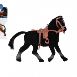 Giocattolo cavallo con tessuto felpato con sella