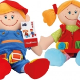 Small Foot bambole di stoffa Chiara e Massimo, set da 2 pz