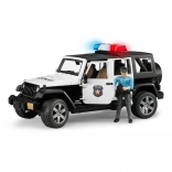 Bruder Jeep Wrangler Rubicon polizia con personaggio