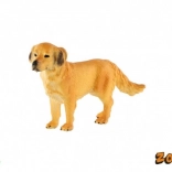 Figura retriever dorato in plastica 10 cm