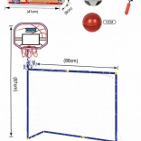 Set sportivo 2 in 1 SPORTO per BASKET e CALCIO